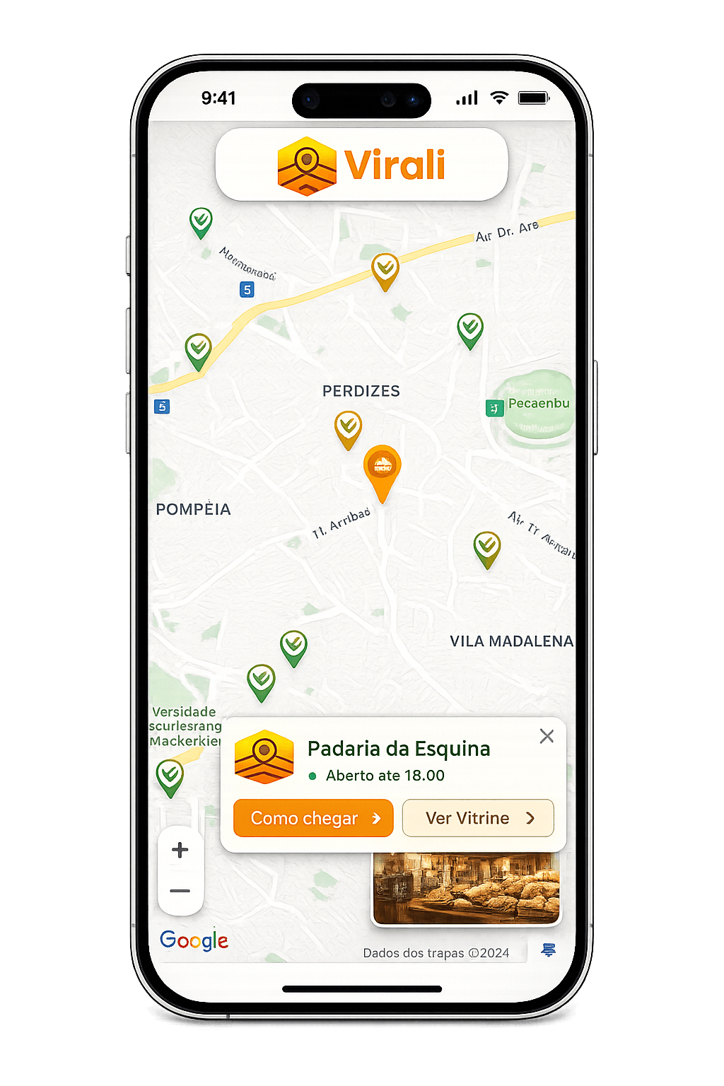 Radar Virali — Mapa interativo que mostra sua loja para os vizinhos